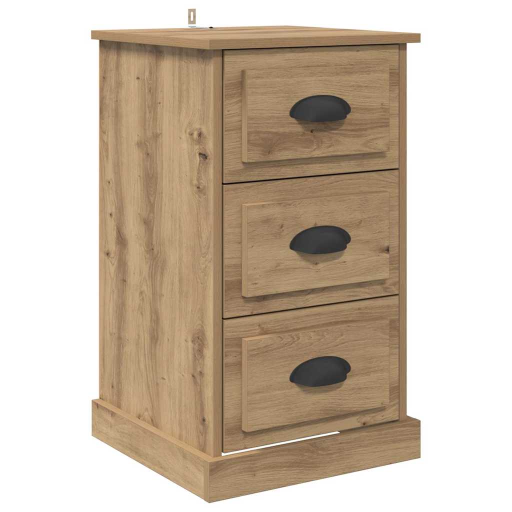 Bedside Cabinet Artisan Oak 39 x 39 x 67.5 cm Engineered Wood