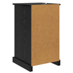 Bedside Cabinet Black Oak 39 x 39 x 67.5 cm Engineered Wood