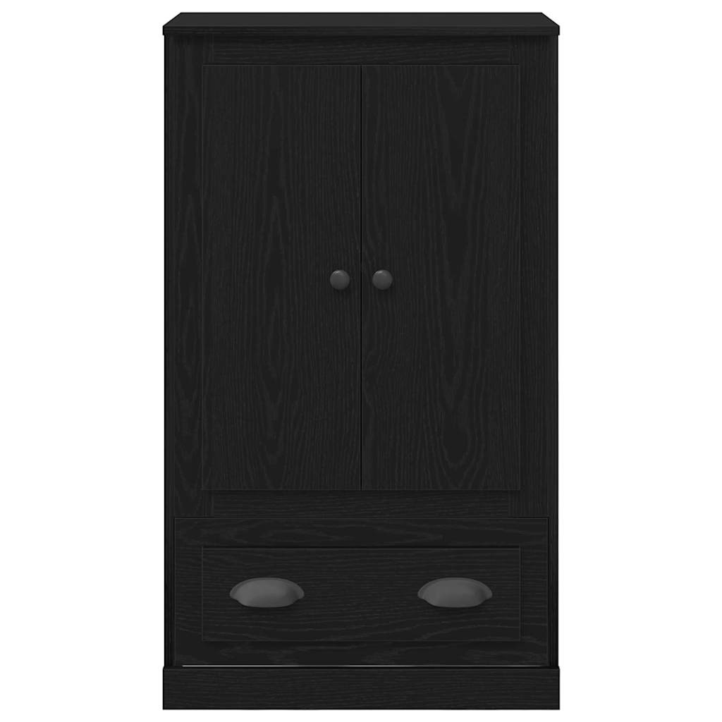 Highboard Black Oak 60 x 35.5 x 103.5 cm Engineered Wood