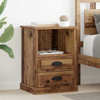 Bedside Cabinet Old Wood 36 x 43 x 60 cm Engineered Wood