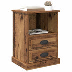 Bedside Cabinet Old Wood 36 x 43 x 60 cm Engineered Wood
