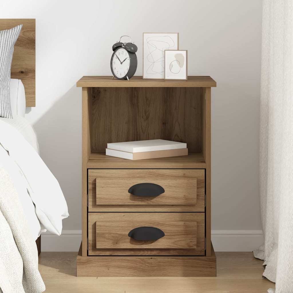 Bedside Cabinet Artisan Oak 36 x 43 x 60 cm Engineered Wood