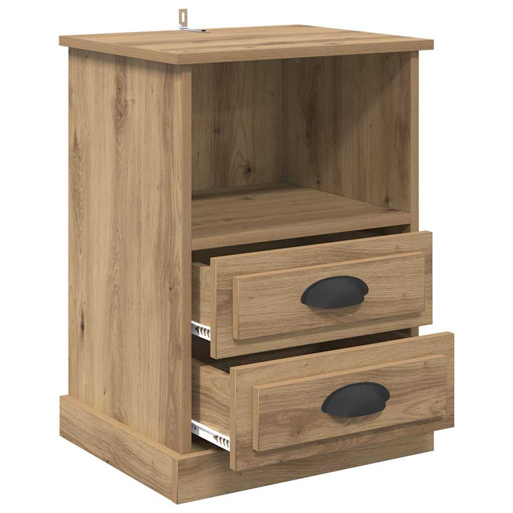 Bedside Cabinet Artisan Oak 36 x 43 x 60 cm Engineered Wood