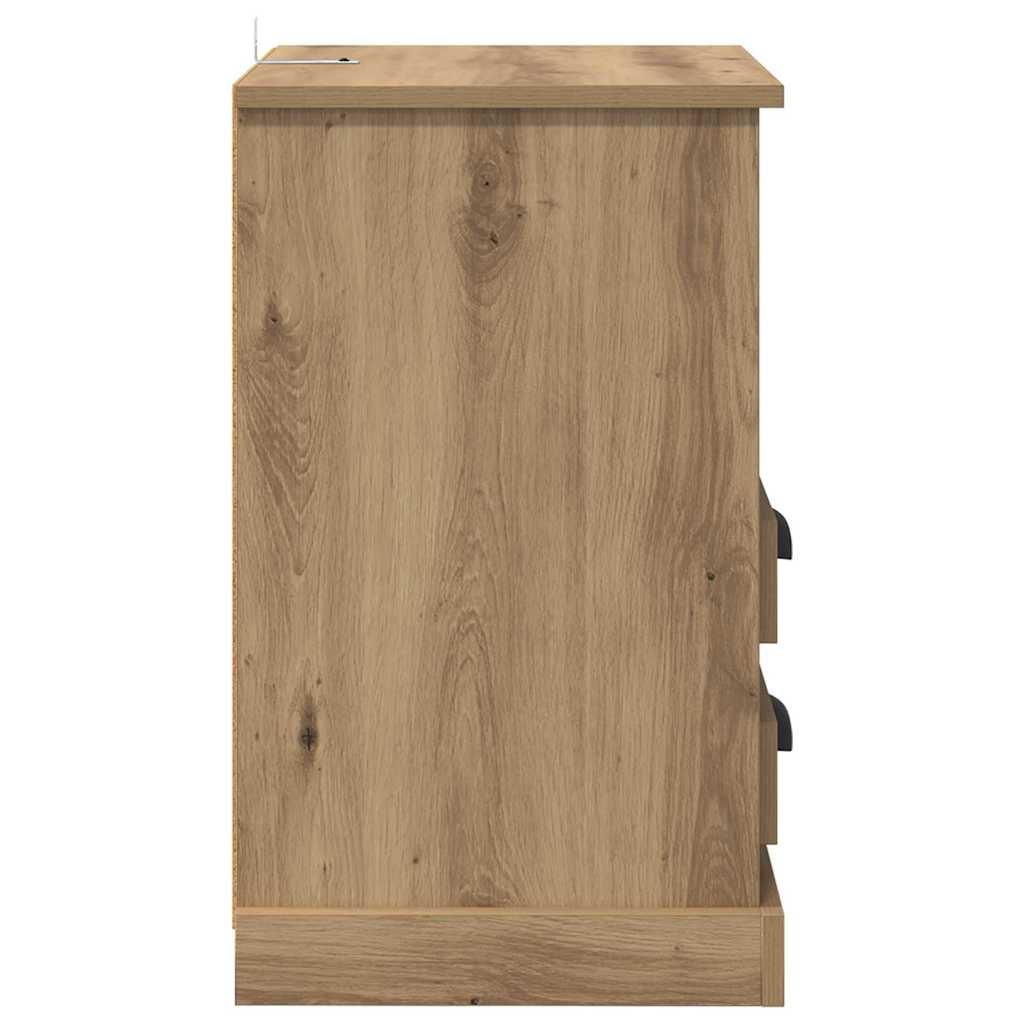Bedside Cabinet Artisan Oak 36 x 43 x 60 cm Engineered Wood