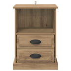 Bedside Cabinet with Drawer 2 pcs Artisan Oak 36 x 43 x 60 cm
