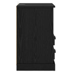 Bedside Cabinet 2 pcs Black Oak 36 x 43 x 60 cm Engineered Wood