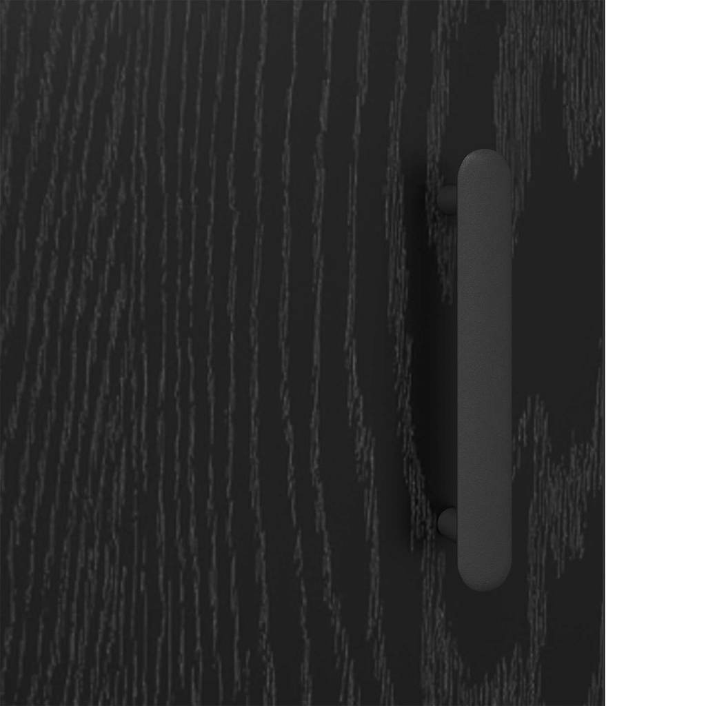 Sideboard Black Oak 69.5 x 34 x 90 cm Engineered Wood