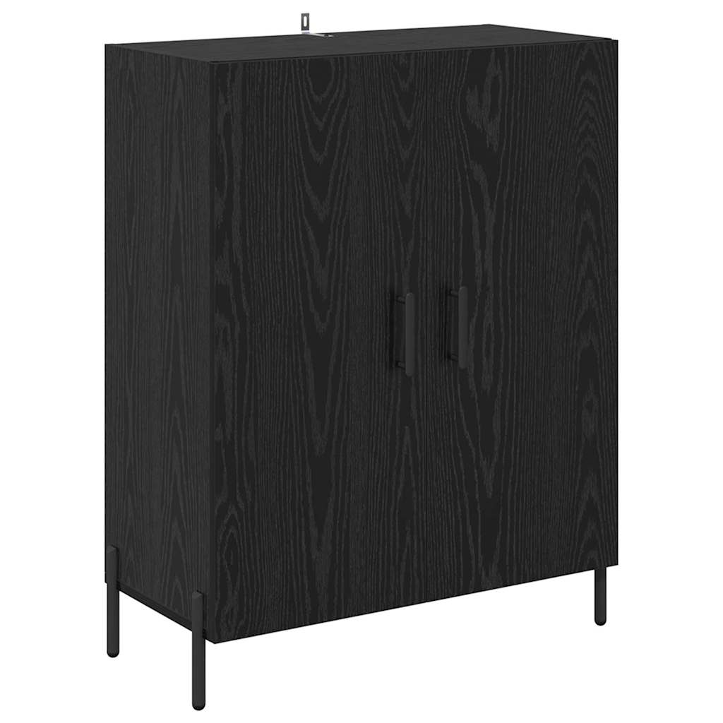 Sideboard Black Oak 69.5 x 34 x 90 cm Engineered Wood