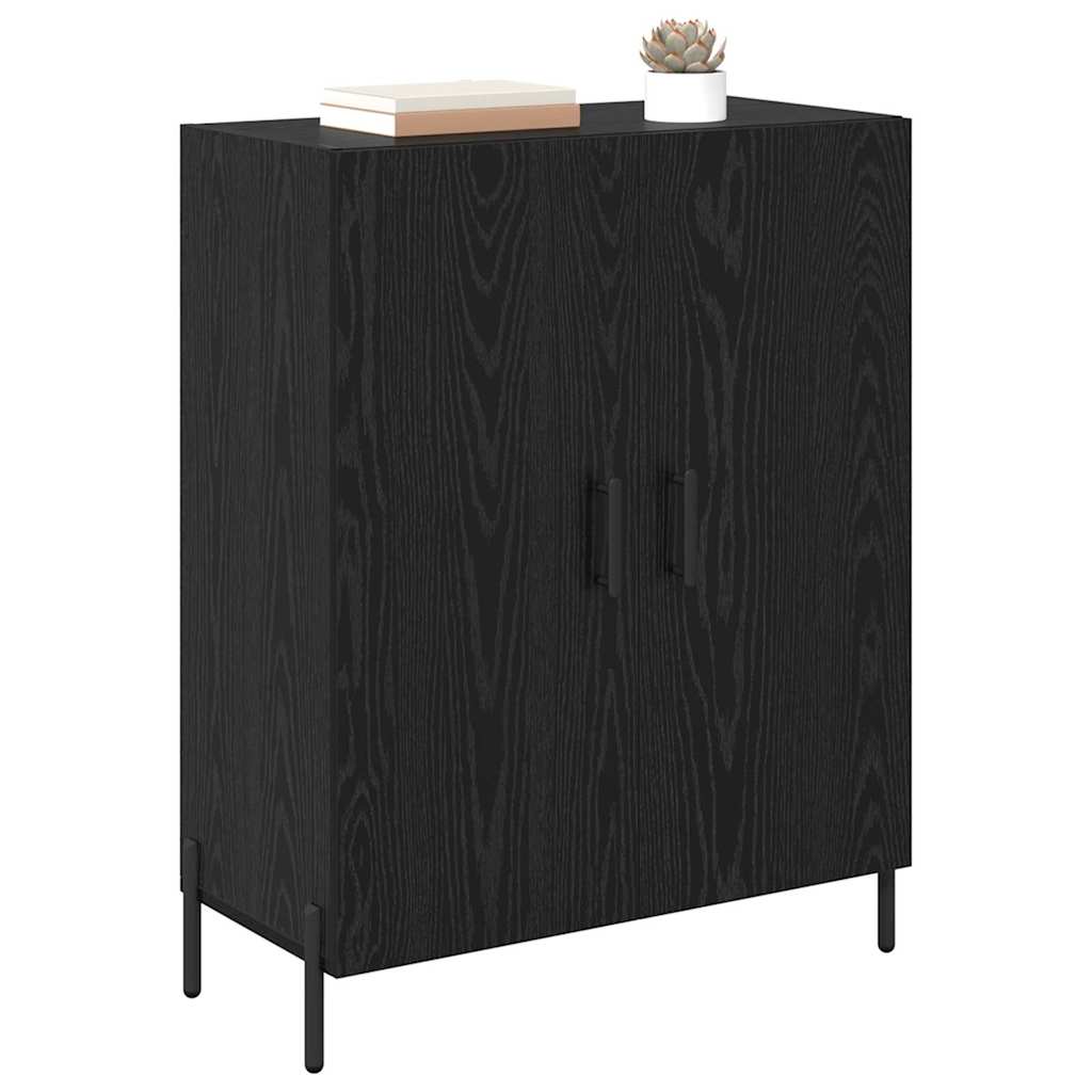 Sideboard Black Oak 69.5 x 34 x 90 cm Engineered Wood