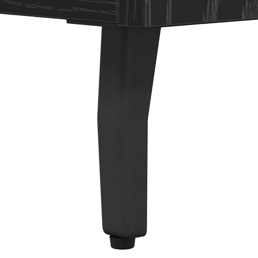 Sideboard Black Oak 69.5 x 34 x 90 cm Engineered Wood