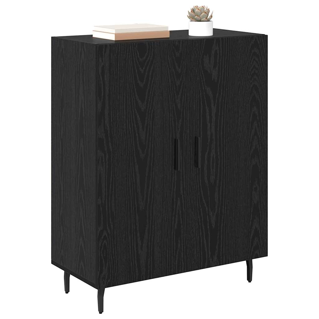 Sideboard Black Oak 69.5 x 34 x 90 cm Engineered Wood