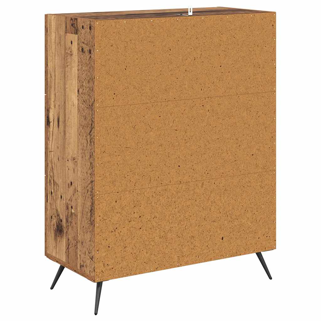 Chest Of Drawers Old wood 69.5 x 34 x 90 cm Engineered wood