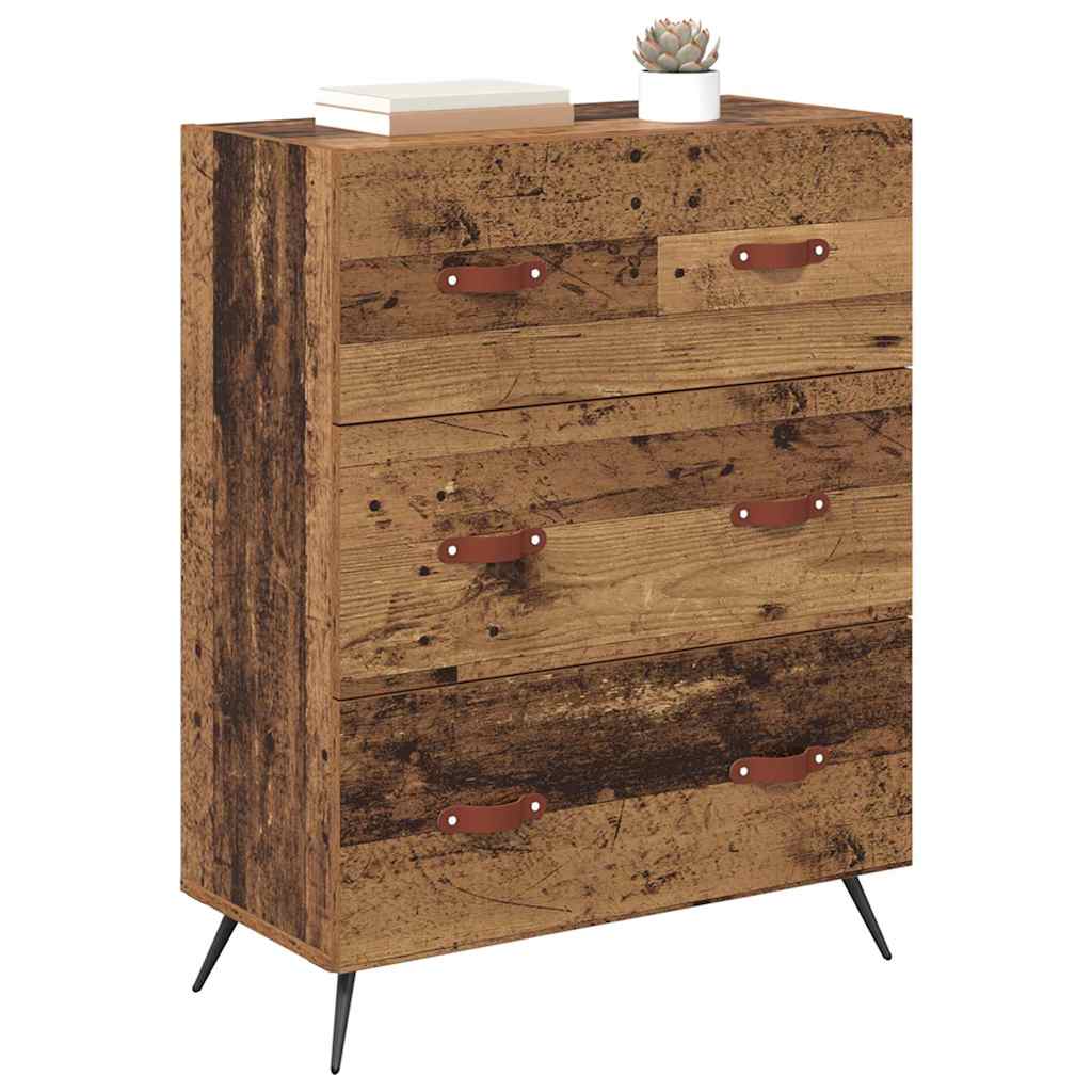 Chest Of Drawers Old wood 69.5 x 34 x 90 cm Engineered wood