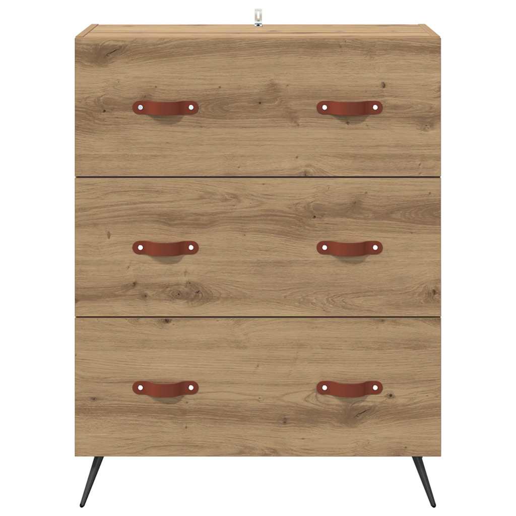 Chest Of Drawers Artisan oak 69.5 x 34 x 90 cm Engineered wood