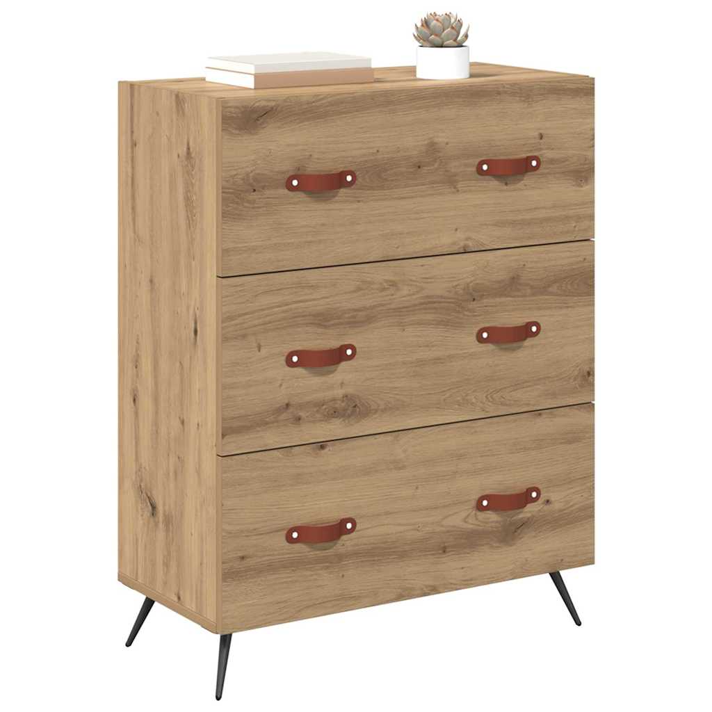 Chest Of Drawers Artisan oak 69.5 x 34 x 90 cm Engineered wood