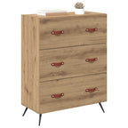 Chest Of Drawers Artisan oak 69.5 x 34 x 90 cm Engineered wood