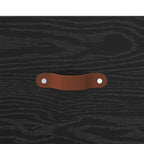 Chest Of Drawers Black oak 69.5 x 34 x 90 cm Engineered wood