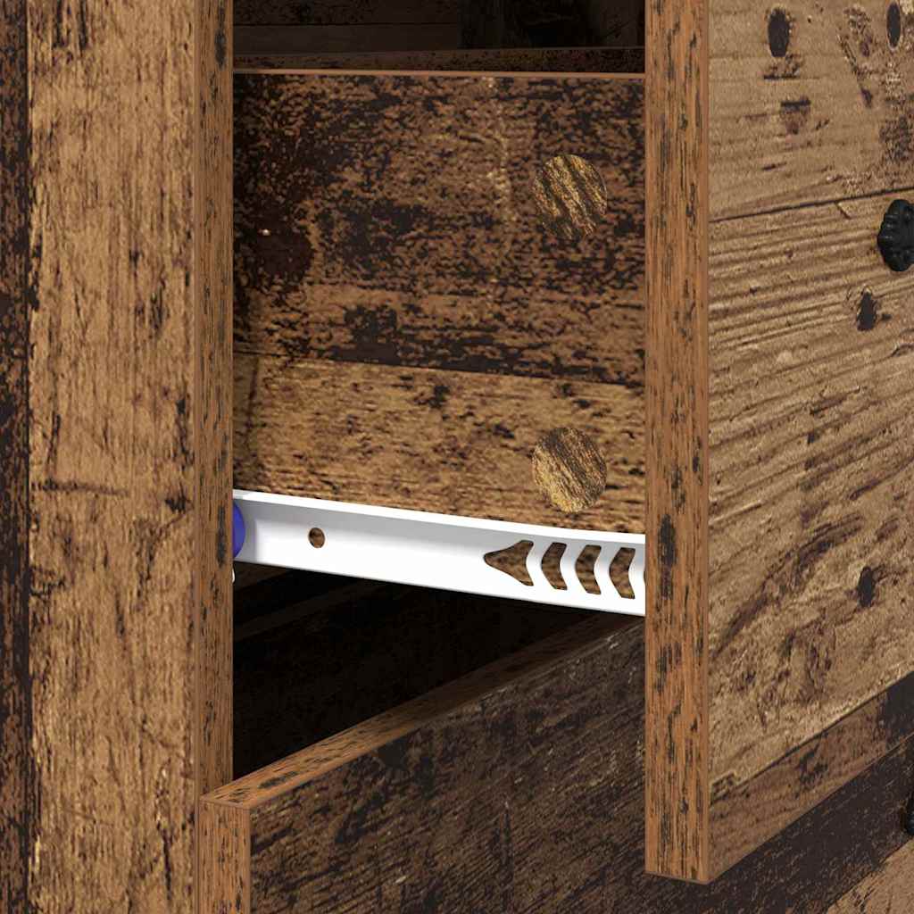 Sideboard Old Wood 69.5 x 34 x 90 cm Engineered Wood and Iron