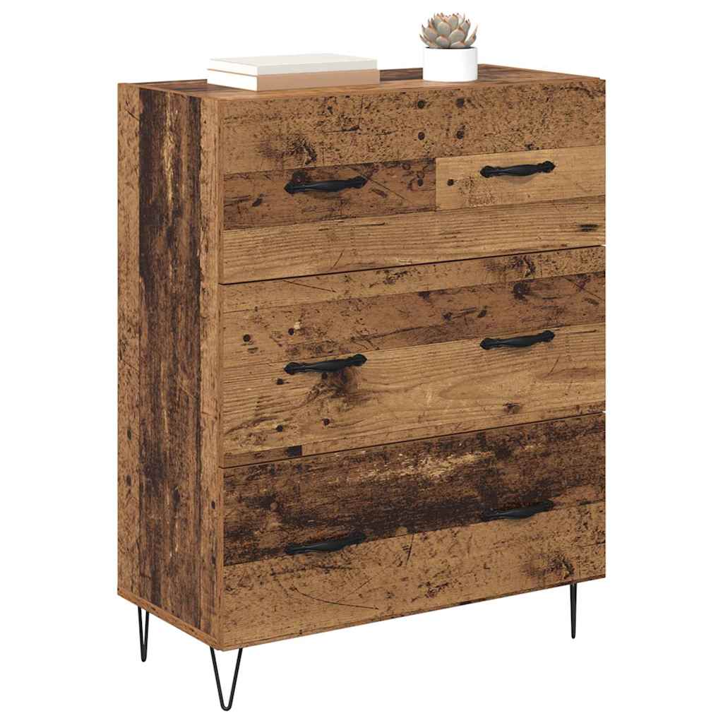 Sideboard Old Wood 69.5 x 34 x 90 cm Engineered Wood and Iron