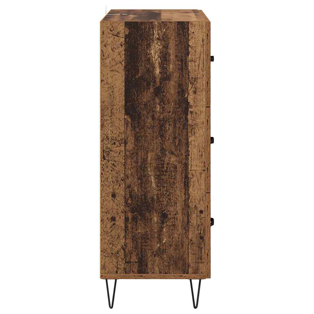 Sideboard Old Wood 69.5 x 34 x 90 cm Engineered Wood and Iron