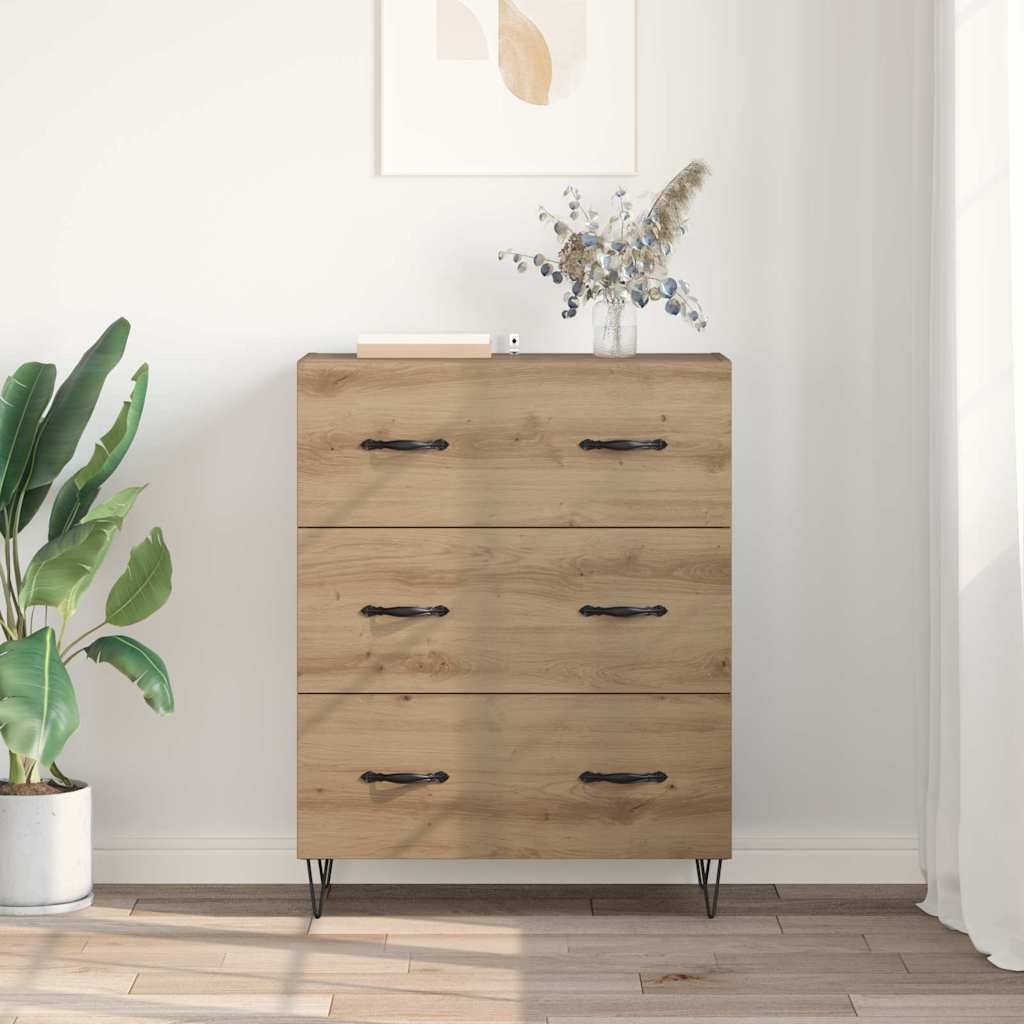 Sideboard with Drawer Artisan Oak 69.5 x 34 x 90 cm