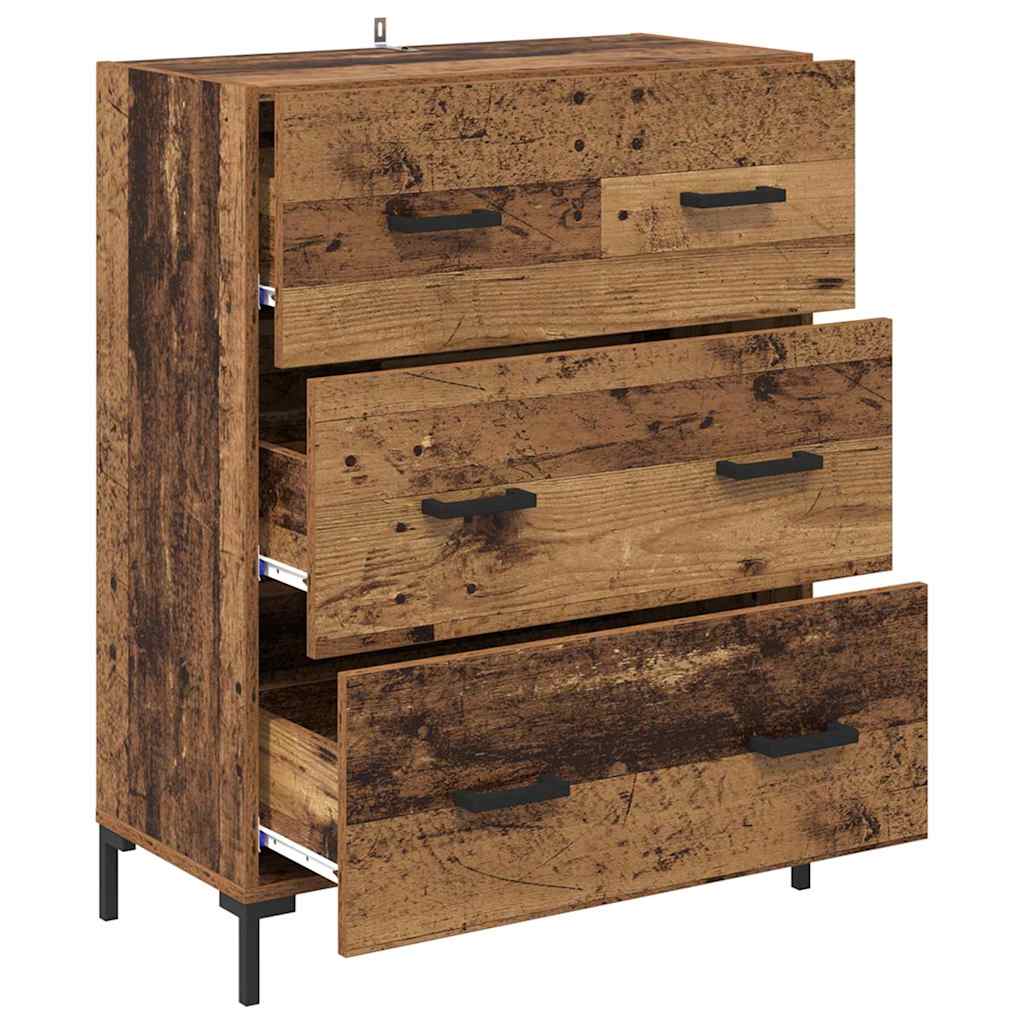 Sideboard Old Wood 69.5 x 34 x 90 cm Engineered Wood and Iron