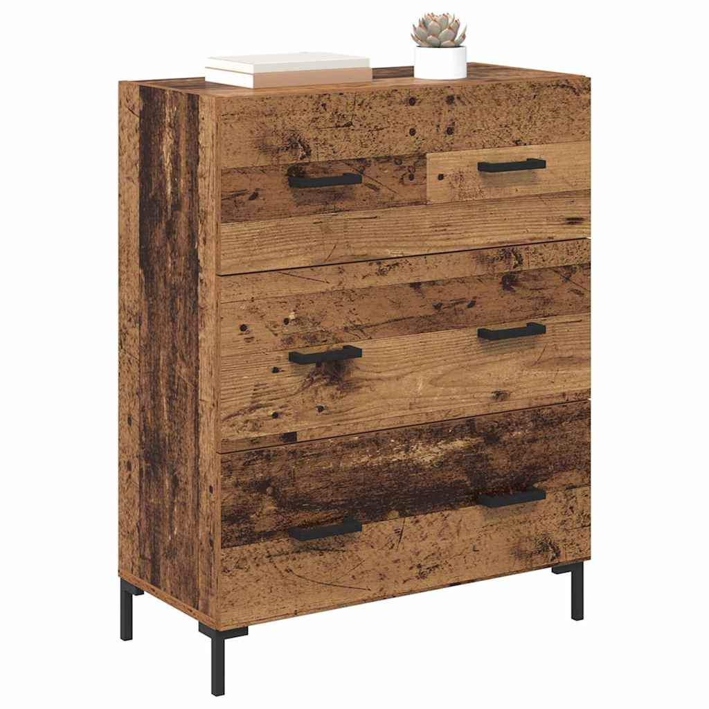 Sideboard Old Wood 69.5 x 34 x 90 cm Engineered Wood and Iron