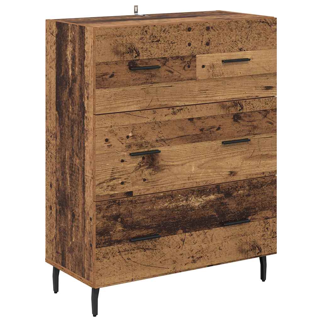 Sideboard Old Wood 69.5 x 34 x 90 cm Engineered Wood and Iron