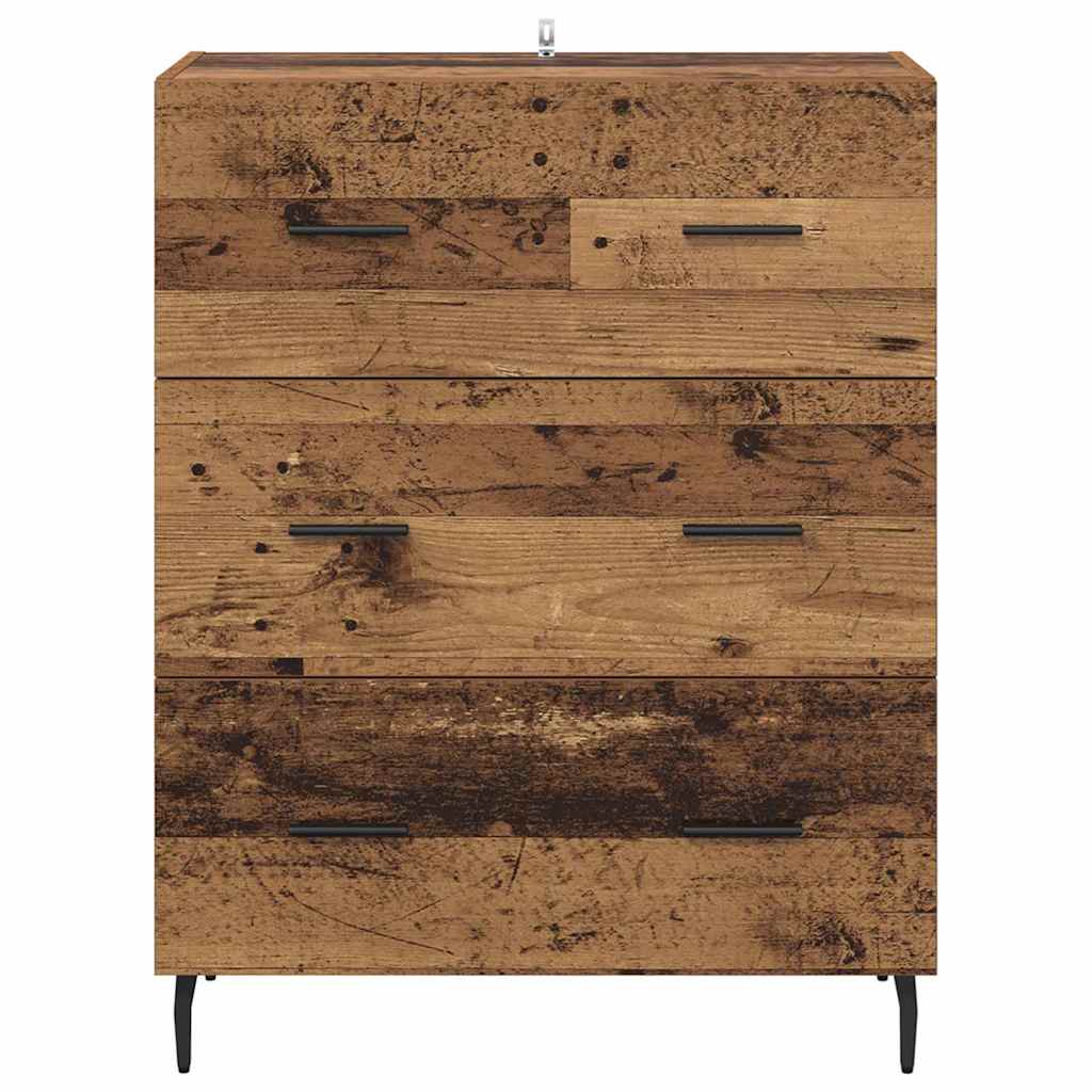 Sideboard Old Wood 69.5 x 34 x 90 cm Engineered Wood and Iron