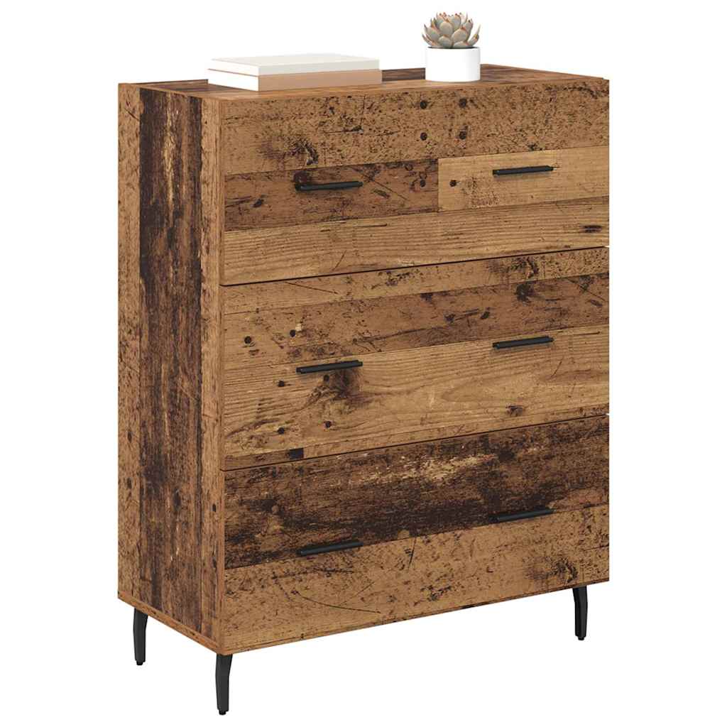 Sideboard Old Wood 69.5 x 34 x 90 cm Engineered Wood and Iron
