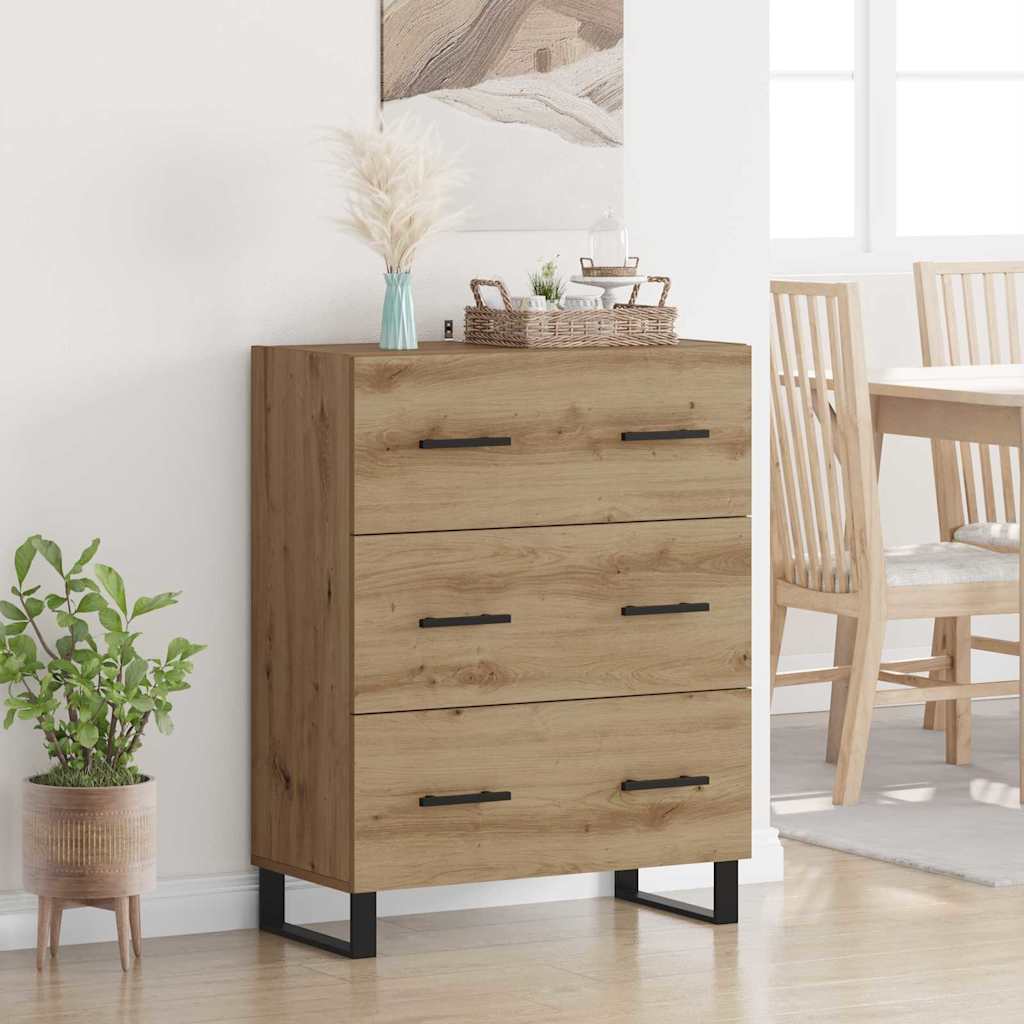 Sideboard with Drawer Artisan Oak 69.5 x 34 x 90 cm