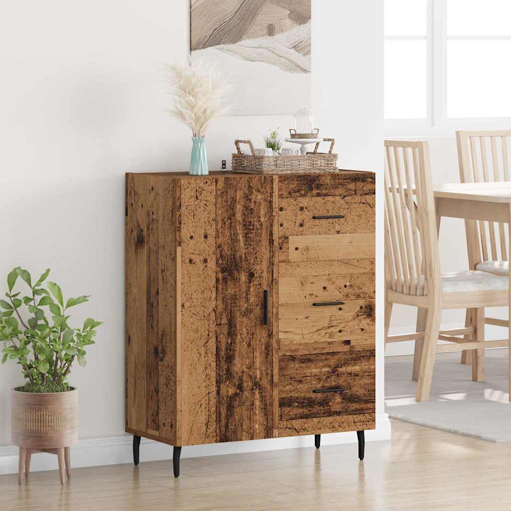 Sideboard Old Wood 69.5 x 34 x 90 cm Engineered Wood and Iron
