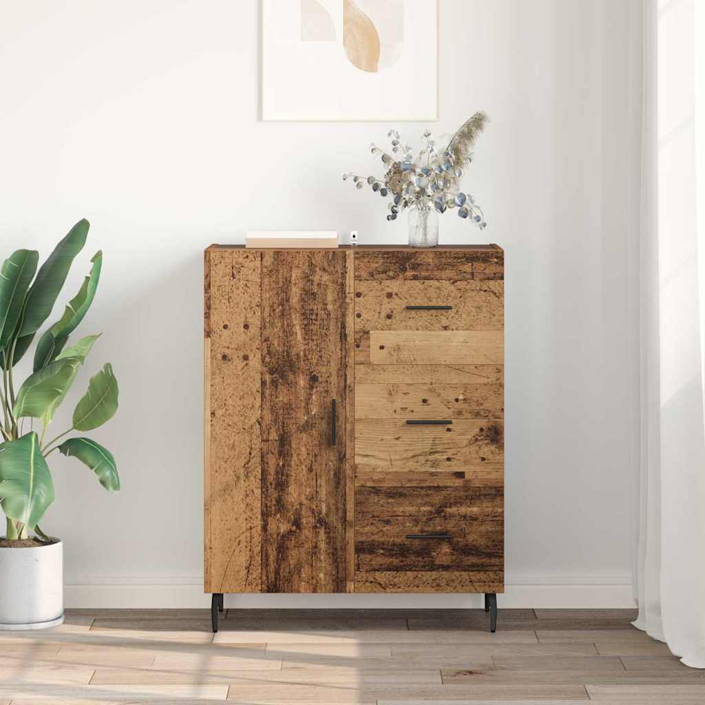 Sideboard Old Wood 69.5 x 34 x 90 cm Engineered Wood and Iron