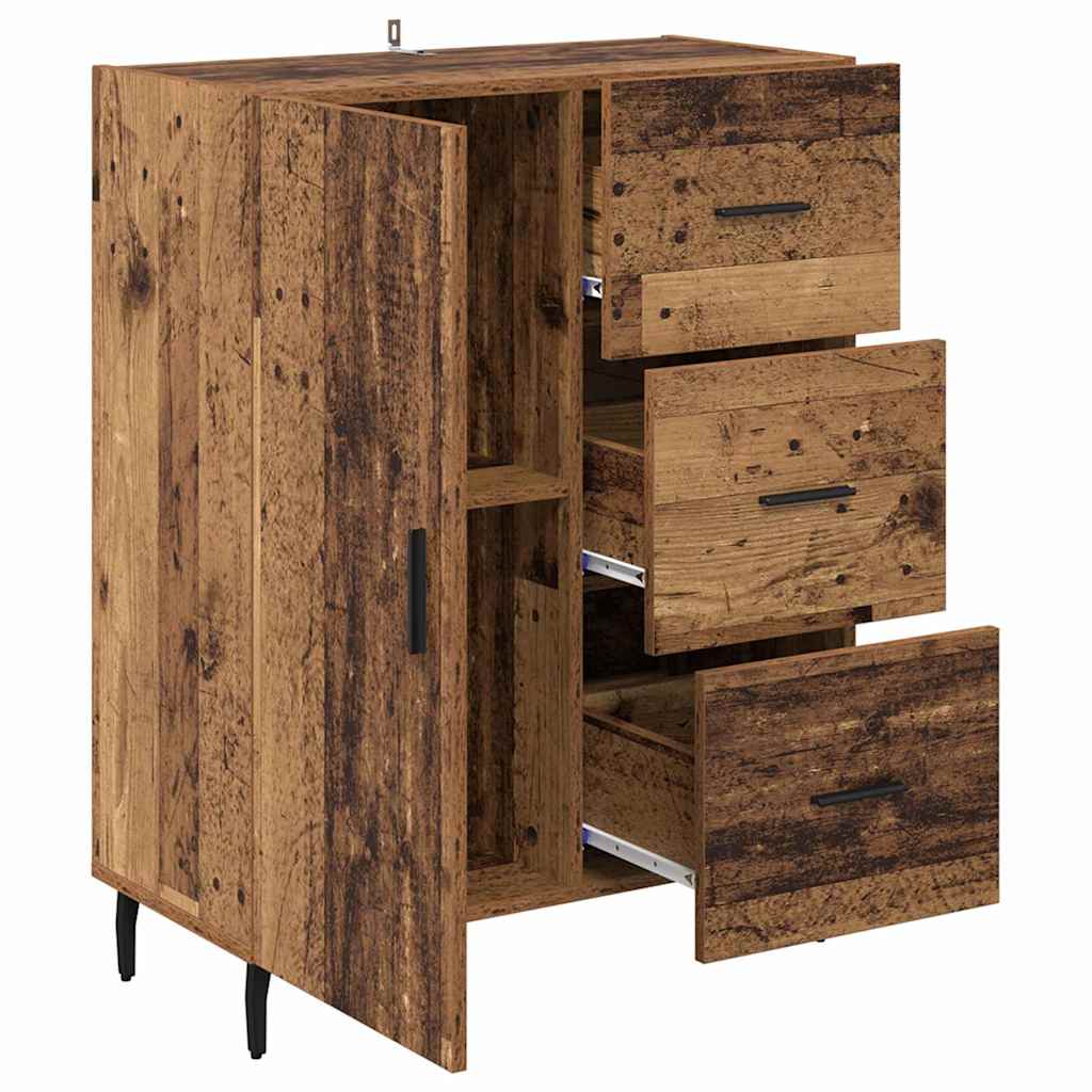 Sideboard Old Wood 69.5 x 34 x 90 cm Engineered Wood and Iron