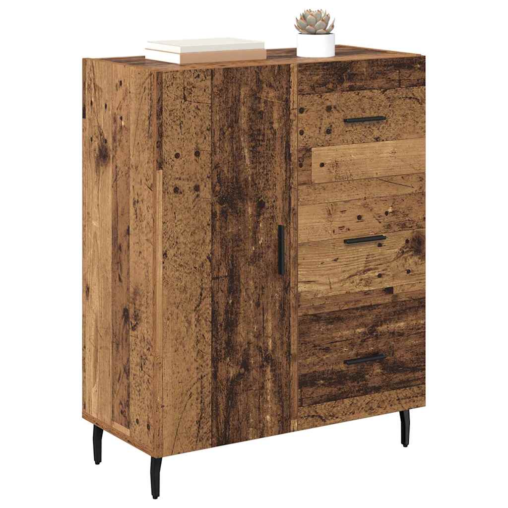 Sideboard Old Wood 69.5 x 34 x 90 cm Engineered Wood and Iron