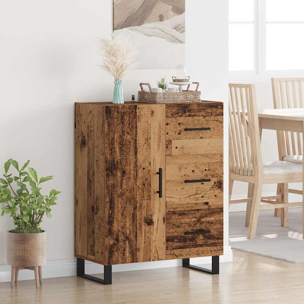 Sideboard Old Wood 69.5 x 34 x 90 cm Engineered Wood and Iron