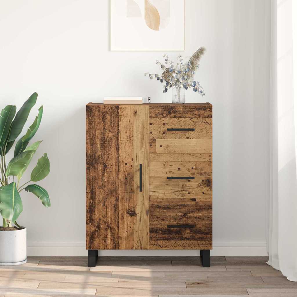 Sideboard Old Wood 69.5 x 34 x 90 cm Engineered Wood and Iron