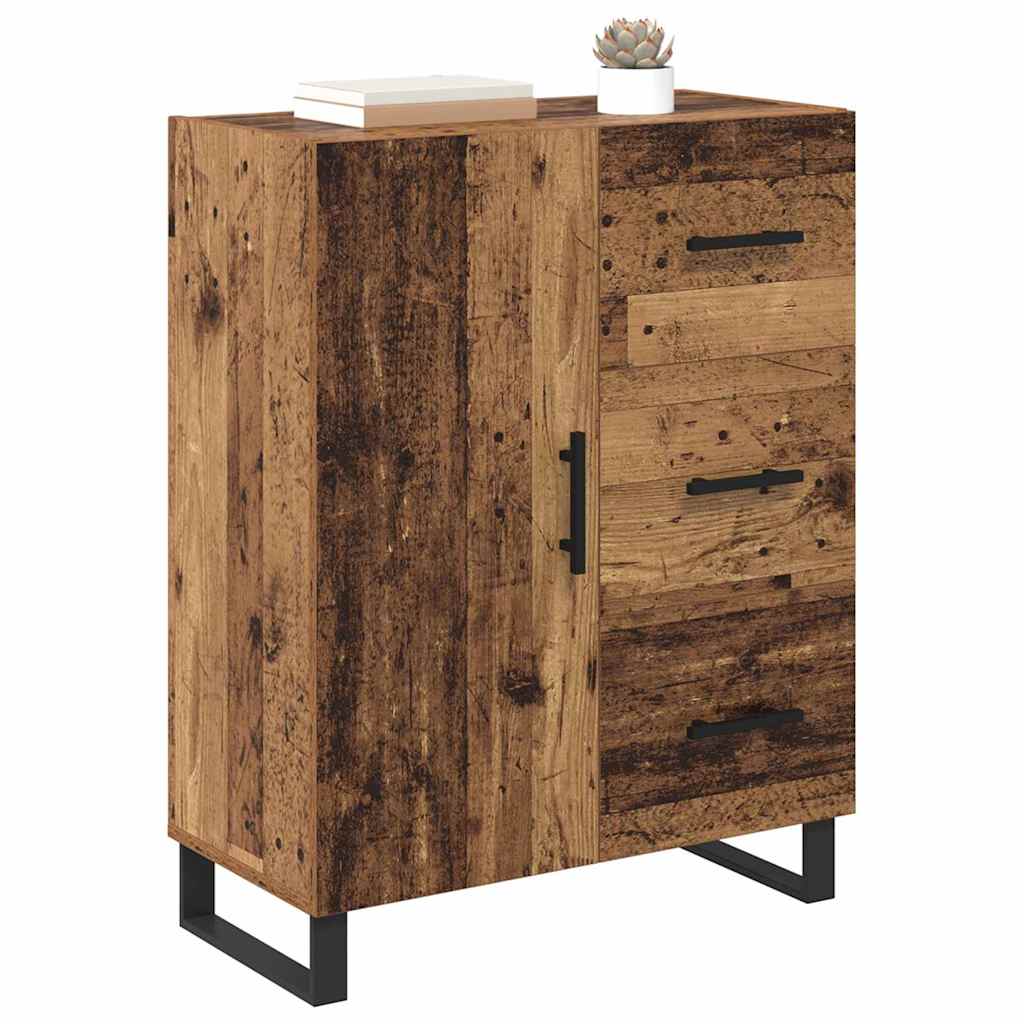 Sideboard Old Wood 69.5 x 34 x 90 cm Engineered Wood and Iron