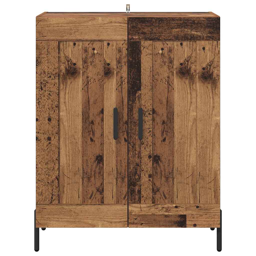 Sideboard Old Wood 69.5 x 34 x 90 cm Engineered Wood and Iron
