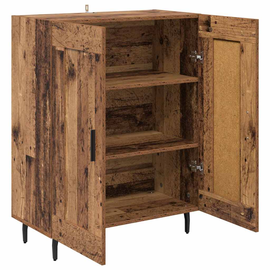Sideboard Old Wood 69.5 x 34 x 90 cm Engineered Wood and Iron