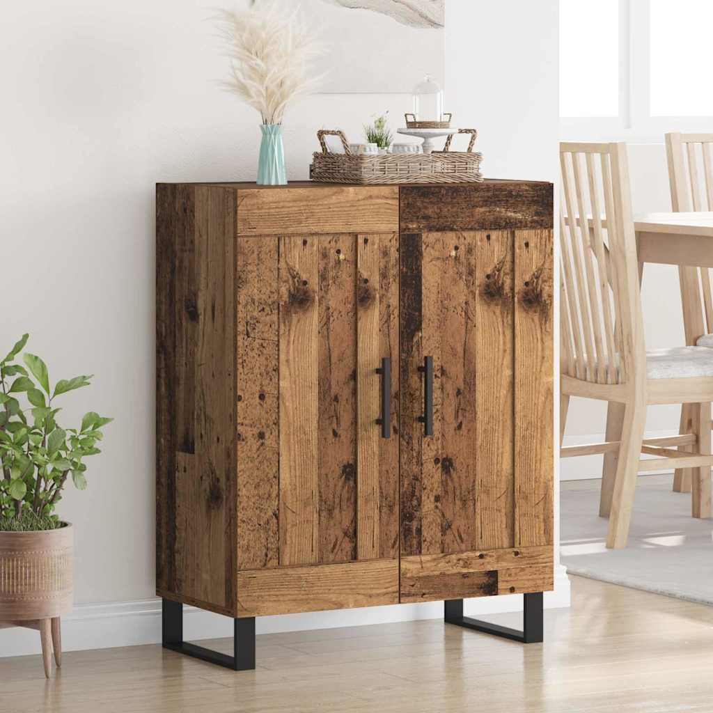 Sideboard Old Wood 69.5 x 34 x 90 cm Engineered Wood and Iron