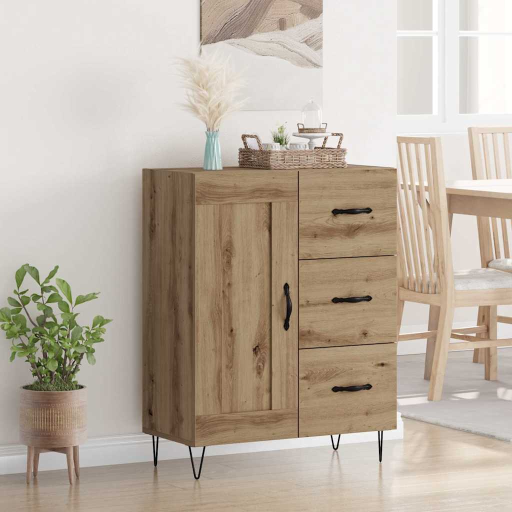 Sideboard Artisan oak 69.5 x 34 x 90 cm Engineered wood
