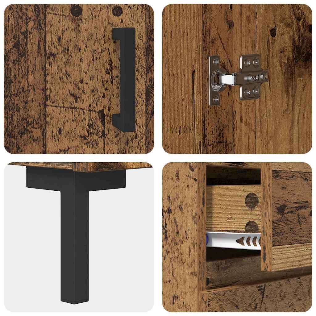 Sideboard Old wood 69.5 x 34 x 90 cm Engineered wood