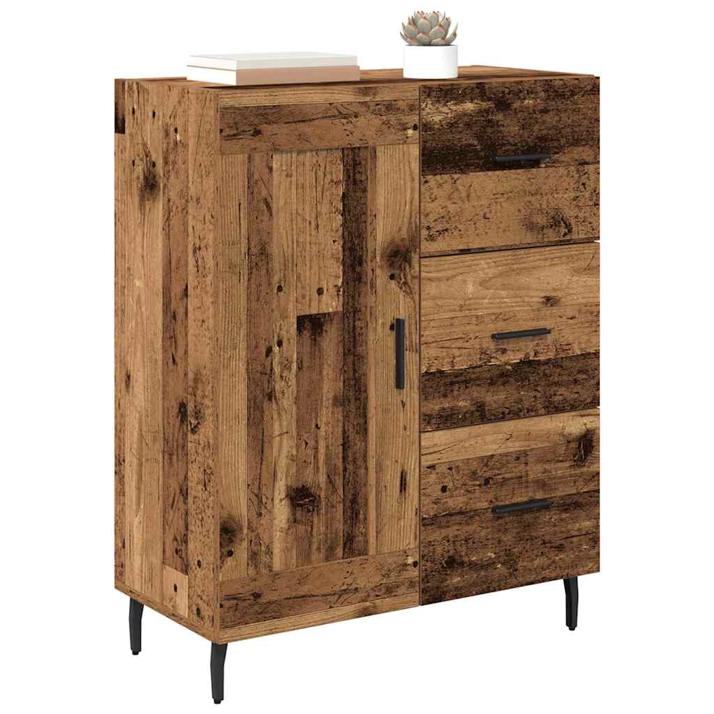 Sideboard Old Wood 69.5 x 34 x 90 cm Engineered Wood and Iron