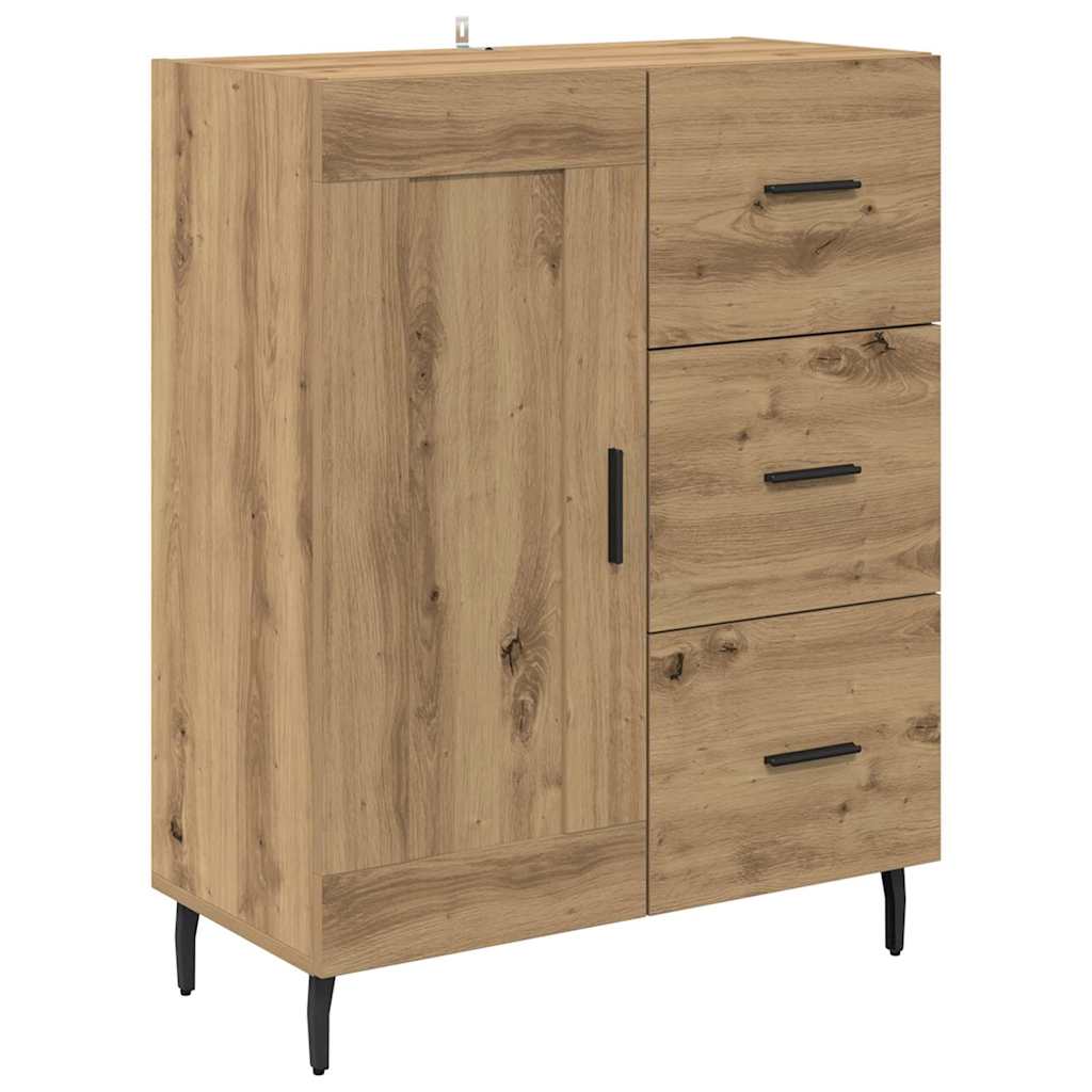 Sideboard with Drawer Artisan Oak 69.5 x 34 x 90 cm