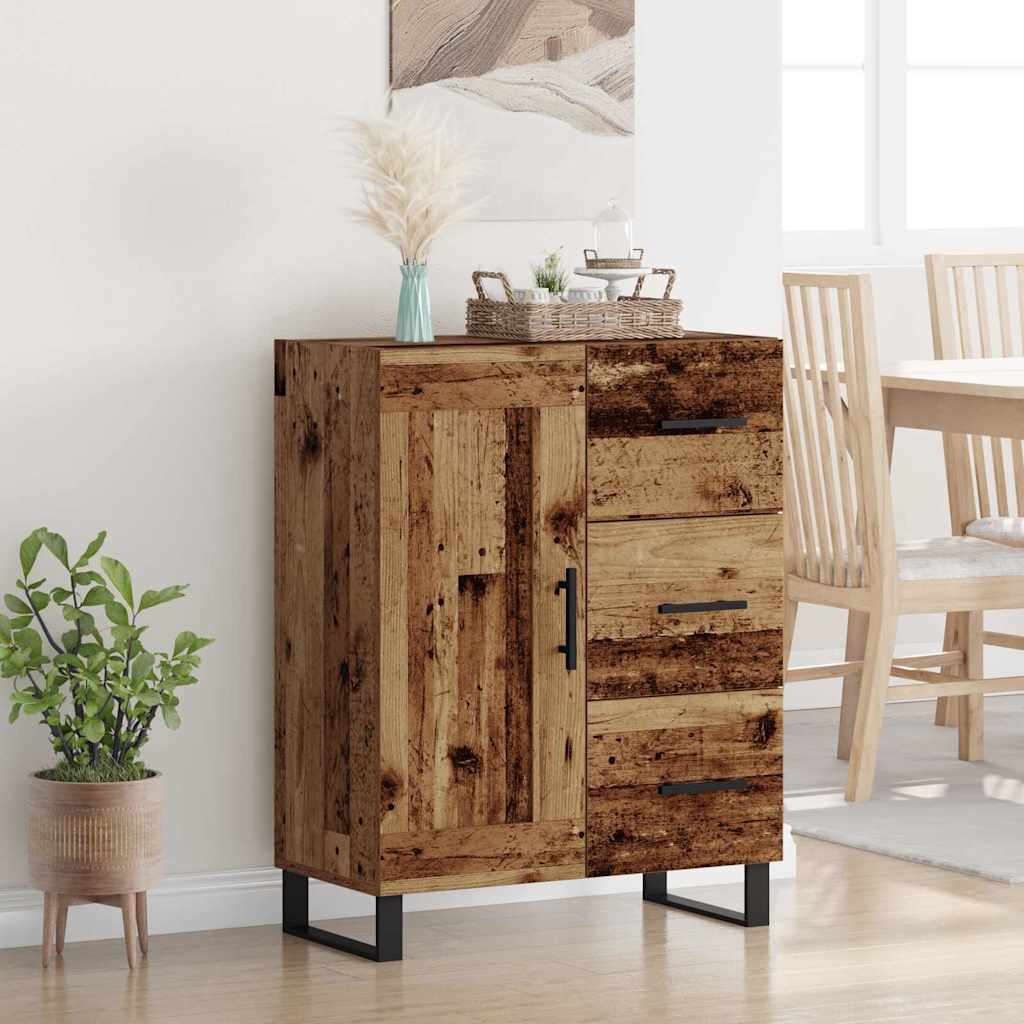 Sideboard Old Wood 69.5 x 34 x 90 cm Engineered Wood and Iron