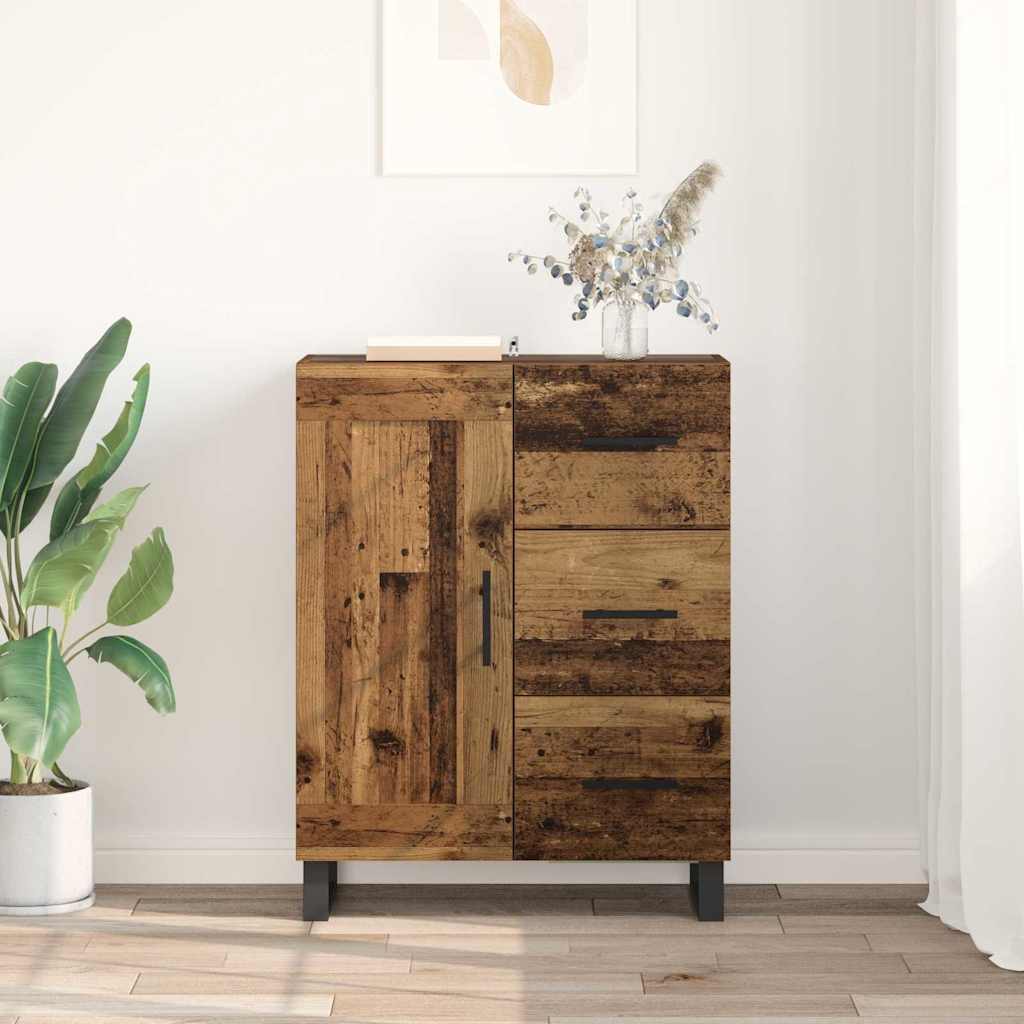 Sideboard Old Wood 69.5 x 34 x 90 cm Engineered Wood and Iron