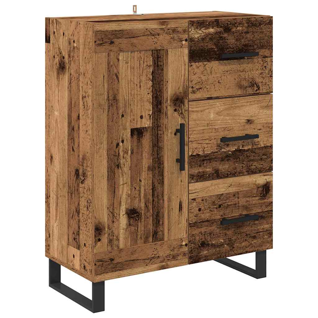 Sideboard Old Wood 69.5 x 34 x 90 cm Engineered Wood and Iron