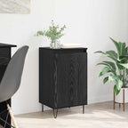 Sideboard Black Oak 40 x 35 x 70 cm Engineered Wood