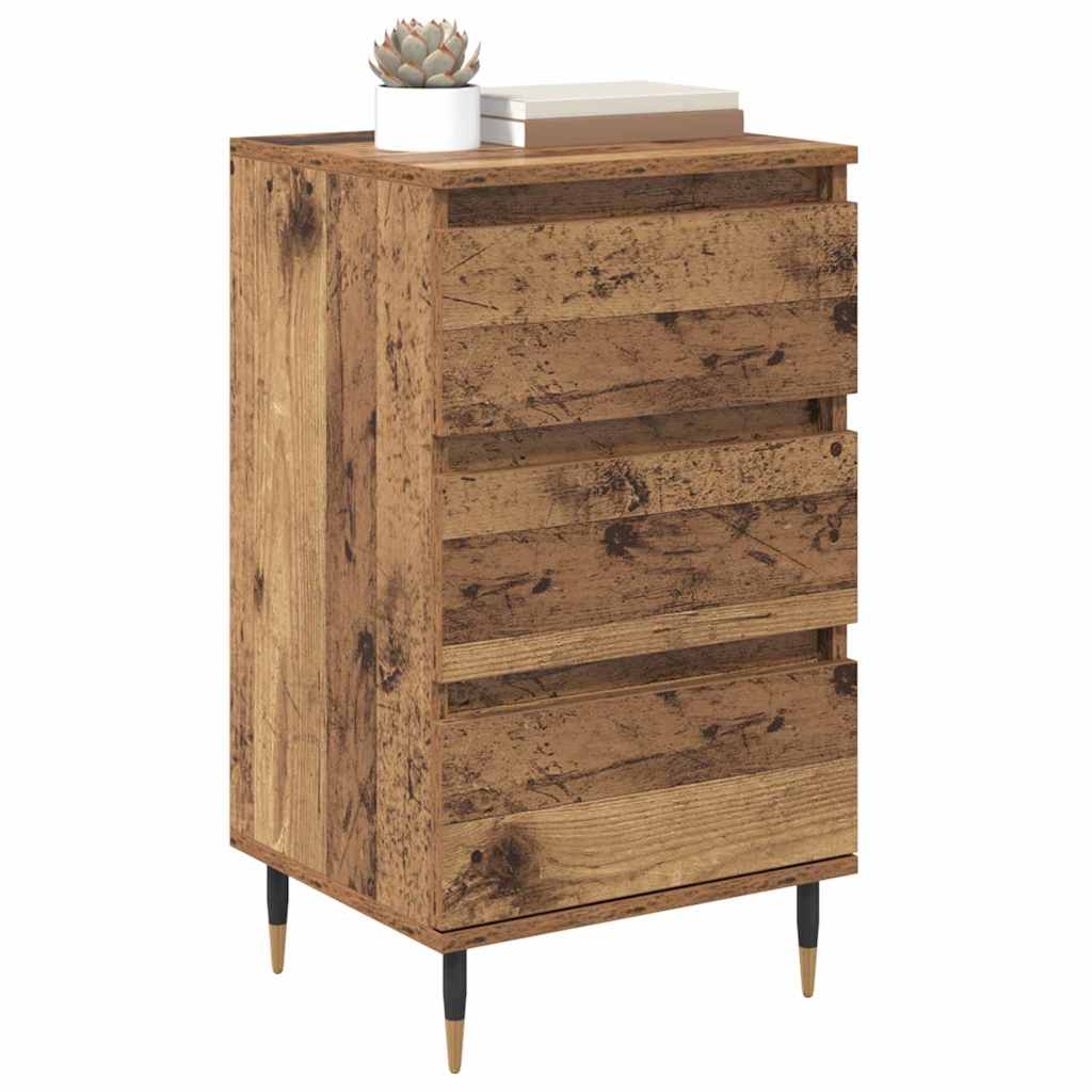 Sideboard with Drawer Old wood 35 x 40 x 70 cm Engineered wood